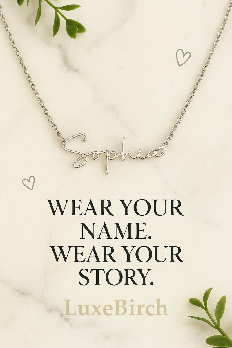 LuxeBirch Introduces Custom Name Necklace Collection to Meet Growing Demand for Personalized Gifting
