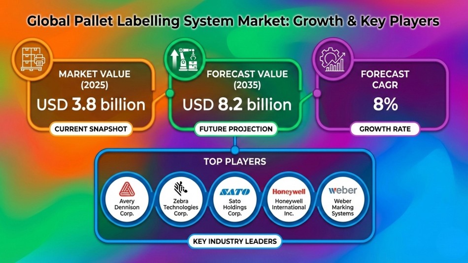 Global Pallet Labelling System Market to Reach USD 8.2 Billion by 2035, Driven by Warehouse Automation and E-Commerce Expansion
